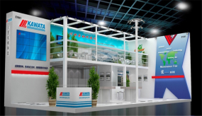 上海橡塑展川田機械制造雙層展臺設(shè)計