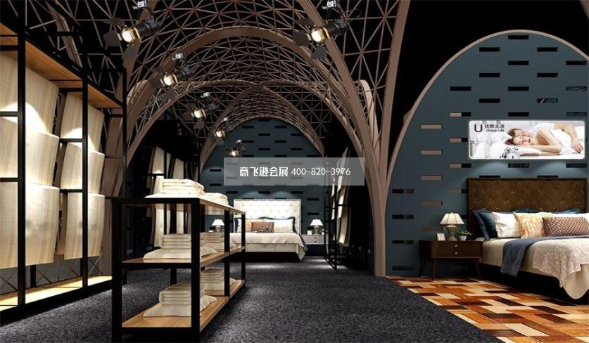 優(yōu)眠生活廣州酒店用品展臺(tái)設(shè)計(jì)效果圖,創(chuàng)意展臺(tái)設(shè)計(jì)